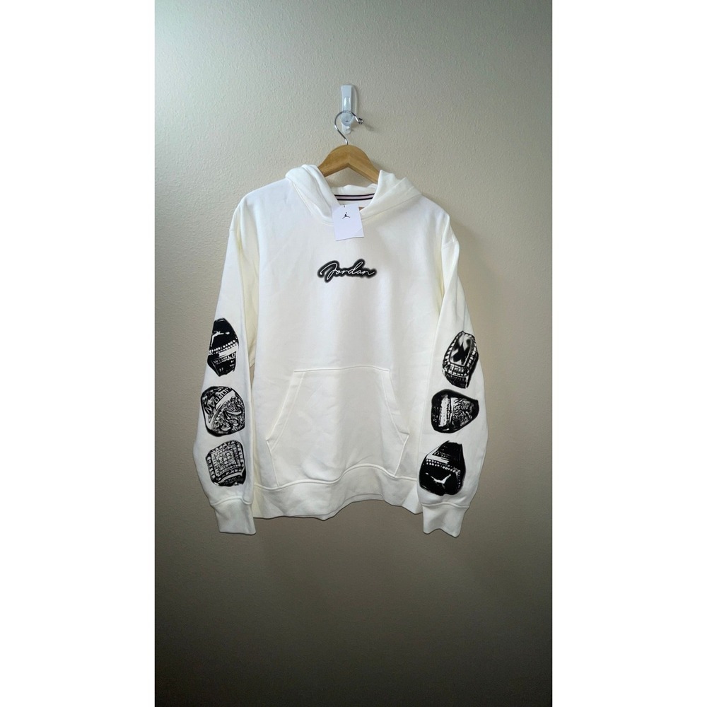 NEW Mens Air Jordan Championship Rings Hoodie Size Medium